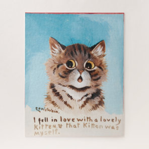 I Fell in Love With a Lovely Kitten (Myself) Jigsaw Puzzle