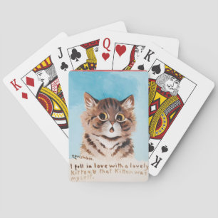 I Fell in Love With a Lovely Kitten (Myself) Poker Cards