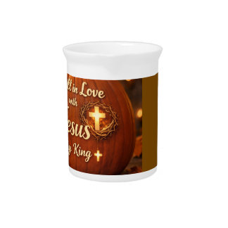 I FELL IN LOVE WITH JESUS MUG BEVERAGE PITCHER