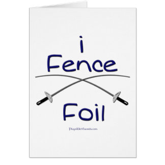 i Fence Foil (french grip) BLUE Cards