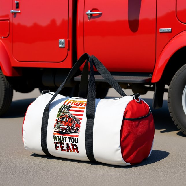 I Fight What You Fear Duffle Bag (Creator Uploaded)