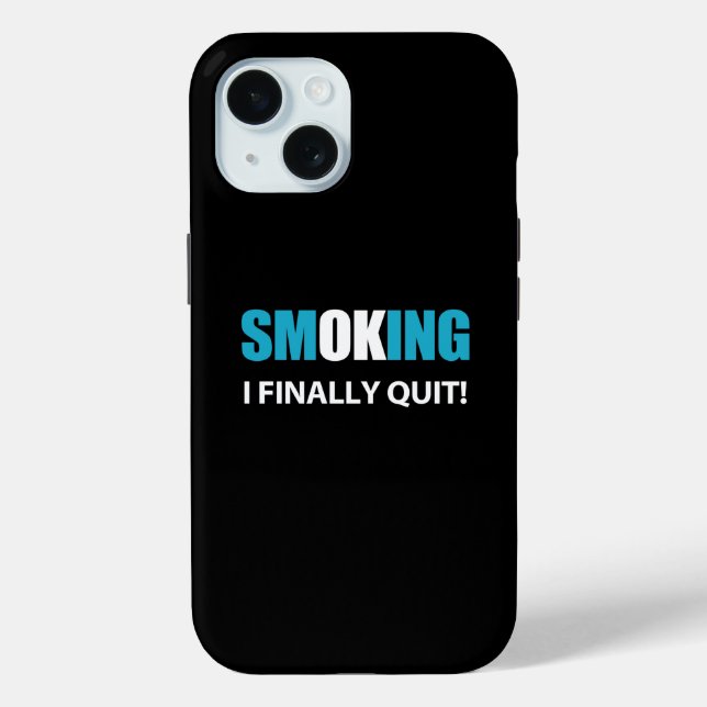 I Finally Quit - Stopped Smoking Reward Case-Mate iPhone Case (Back)