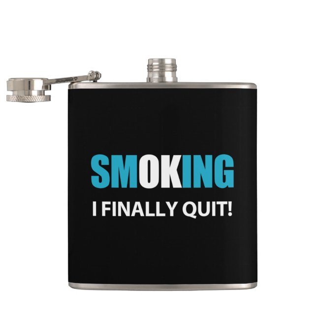 I Finally Quit - Stopped Smoking Reward Flask (Opened)