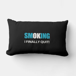 I Finally Quit - Stopped Smoking Reward Lumbar Pillow