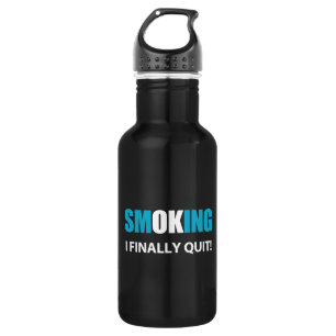 I Finally Quit - Stopped Smoking Reward Stainless Steel Water Bottle
