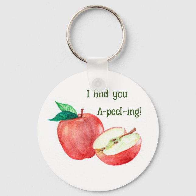 I Find You A-Peel-ing! Keychain (Front)