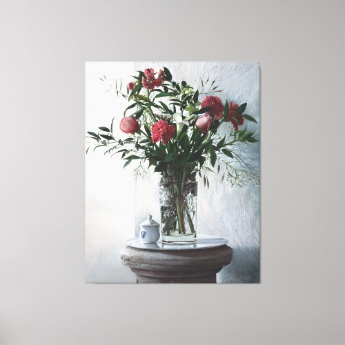 I Fiori Sulla Colonna Canvas Print