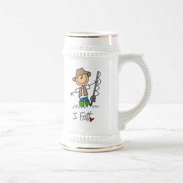 I Fish Beer Stein (Right)