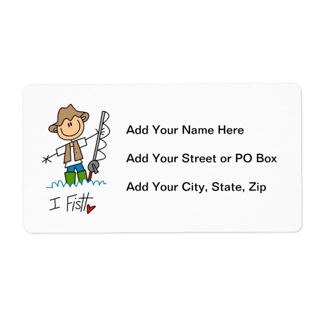 I Fish Label (Front)