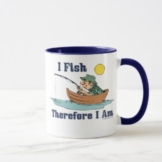 I Fish, Therefore I Am Mug