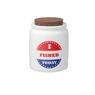 I Fished Today Candy Jar