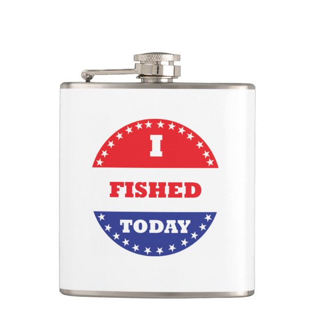 I Fished Today Flask (Front)