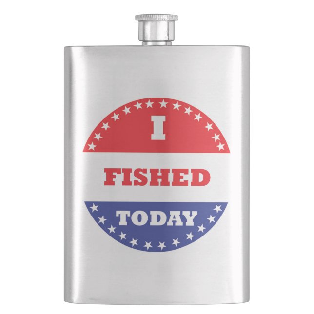 I Fished Today Flask (Front)