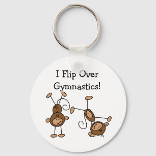 I Flip Over Gymnastics Keychain