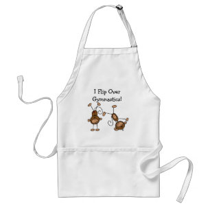 I Flip Over Gymnastics Tshirts and Gifts Adult Apron