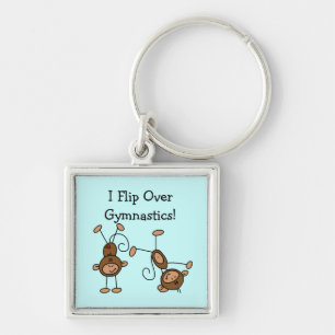 I Flip Over Gymnastics Tshirts and Gifts Keychain