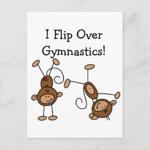 I Flip Over Gymnastics Tshirts and Gifts Postcard