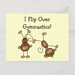 I Flip Over Gymnastics Tshirts and Gifts Postcard