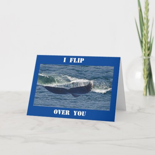 I FLIP OVER YOU ON BIRTHDAY SHOW U HOW MUCH I DO CARD