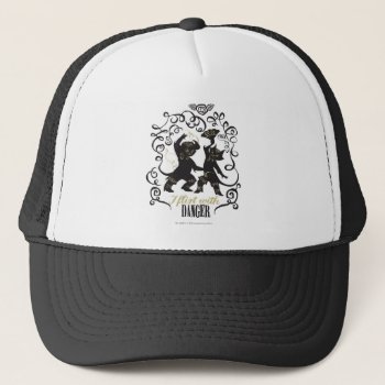 I Flirt With Danger 2 Trucker Hat by pussinboots at Zazzle