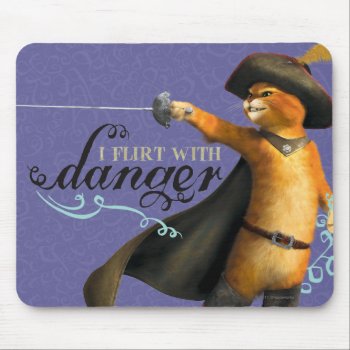 I Flirt With Danger (color) Mouse Pad by pussinboots at Zazzle