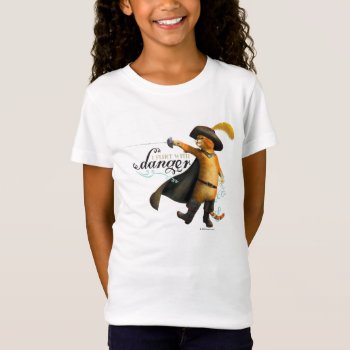 I Flirt With Danger (color) T-shirt by pussinboots at Zazzle
