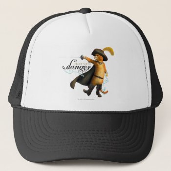 I Flirt With Danger (color) Trucker Hat by pussinboots at Zazzle