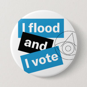 I Flood and I Vote Button