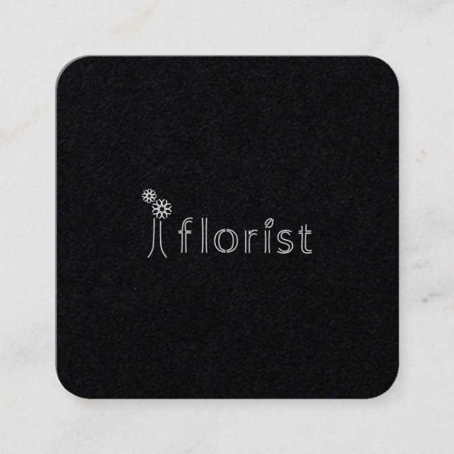 i florist Shop Card 1 (Rounded) (Front)