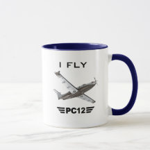 I Fly PC12- Pilot Coffee Mug