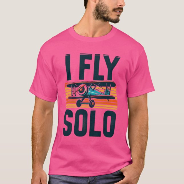 I_Fly_Solo, Sky_Awaits_3 T-Shirt (Front)