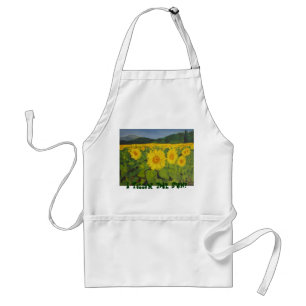 I follow the sun! adult apron