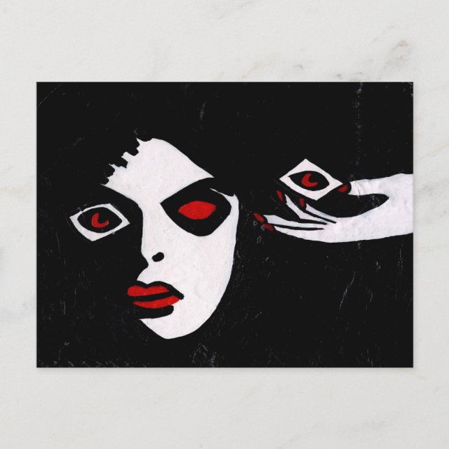 I Foresee a Black Sunday Postcard (Front)