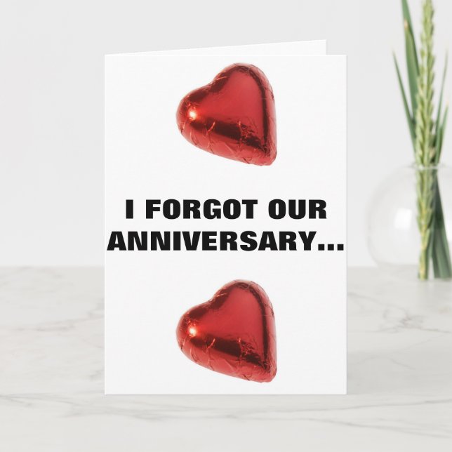 I FORGOT OUR ANNIVERSARY CARD (Front)