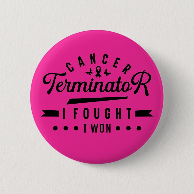 I Fought and I Won T-Shirt Button (Front)