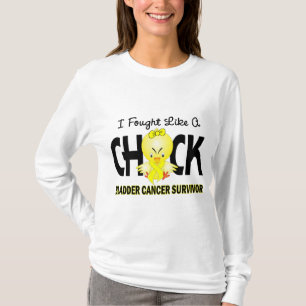 I Fought Like A Chick Bladder Cancer Survivor T-Shirt
