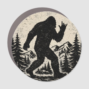 I Found Jesus Still Looking for Bigfoot Sasquatch Car Magnet