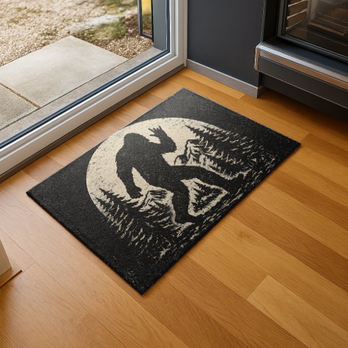 I Found Jesus Still Looking for Bigfoot Sasquatch Doormat