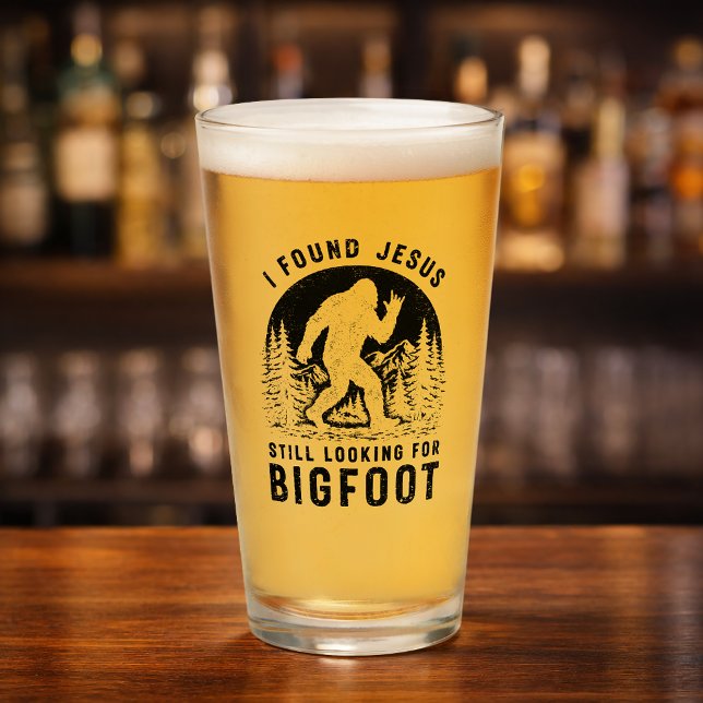 I Found Jesus Still Looking for Bigfoot Sasquatch Glass (Creator Uploaded)