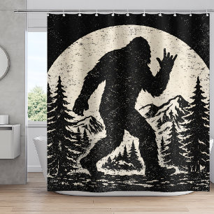 I Found Jesus Still Looking for Bigfoot Sasquatch Shower Curtain