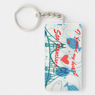 I found my heart in San Francisco Keychain