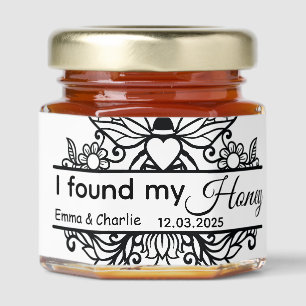 I found my honey Honey Wedding Favors Honey Jar Favors