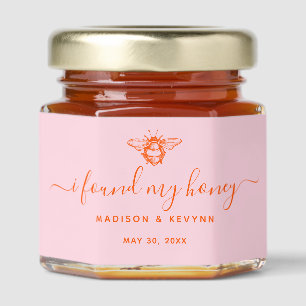 I Found My Honey Wedding Jar Favors