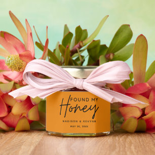 I Found My Honey Wedding Jar Favors