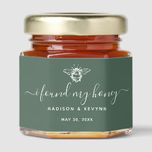 I Found My Honey  Wedding  Jar Favors