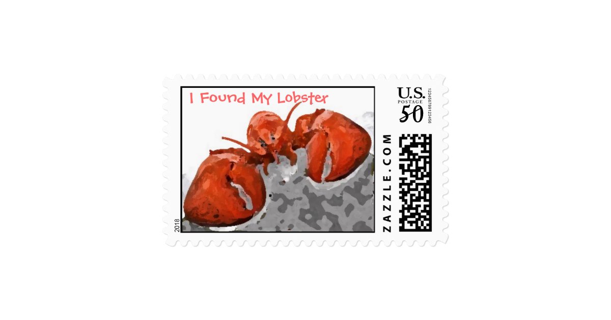 I Found My Lobster Stamps