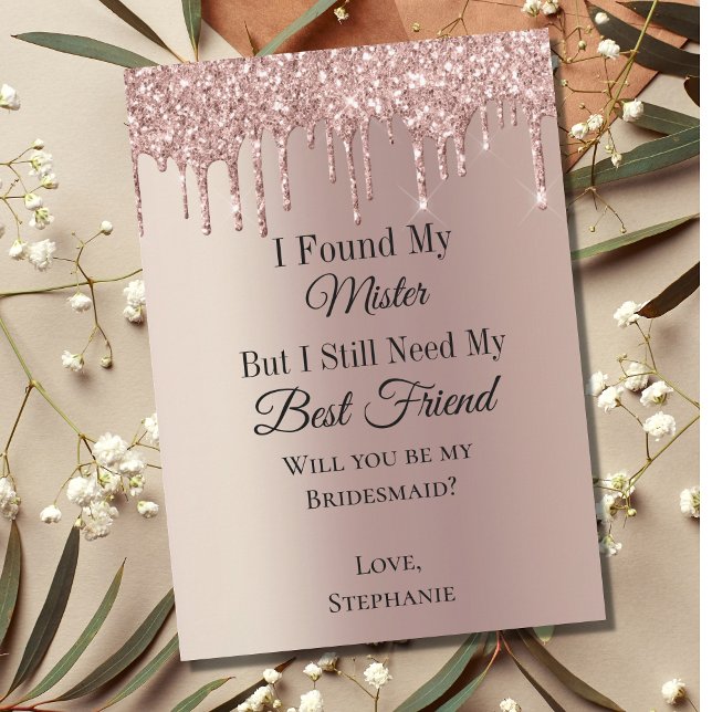 I Found My Mister Bridal Party Proposal Cards (Creator Uploaded)