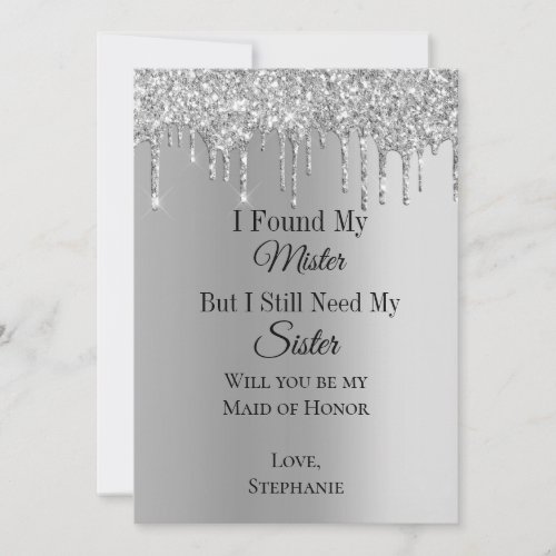 I Found My Mister Bridal Party Proposal Cards