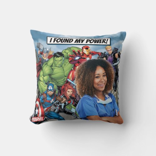 I Found My Power _ Everyday Heroes Throw Pillow