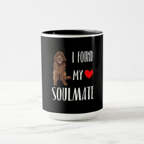 I Found My Soulmate Newfoundland Dog Lover Mug
